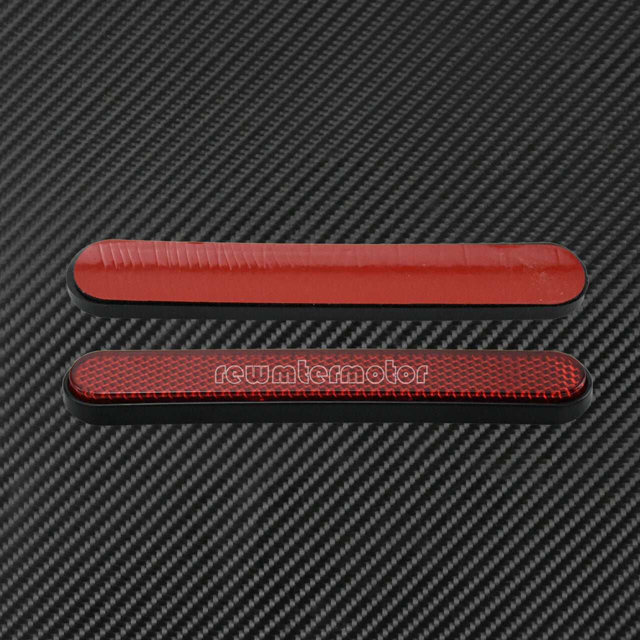 Front Rear Red Reflector Sticker Saddlebag Latch Lower Fork Fit for Harley Sportster Q