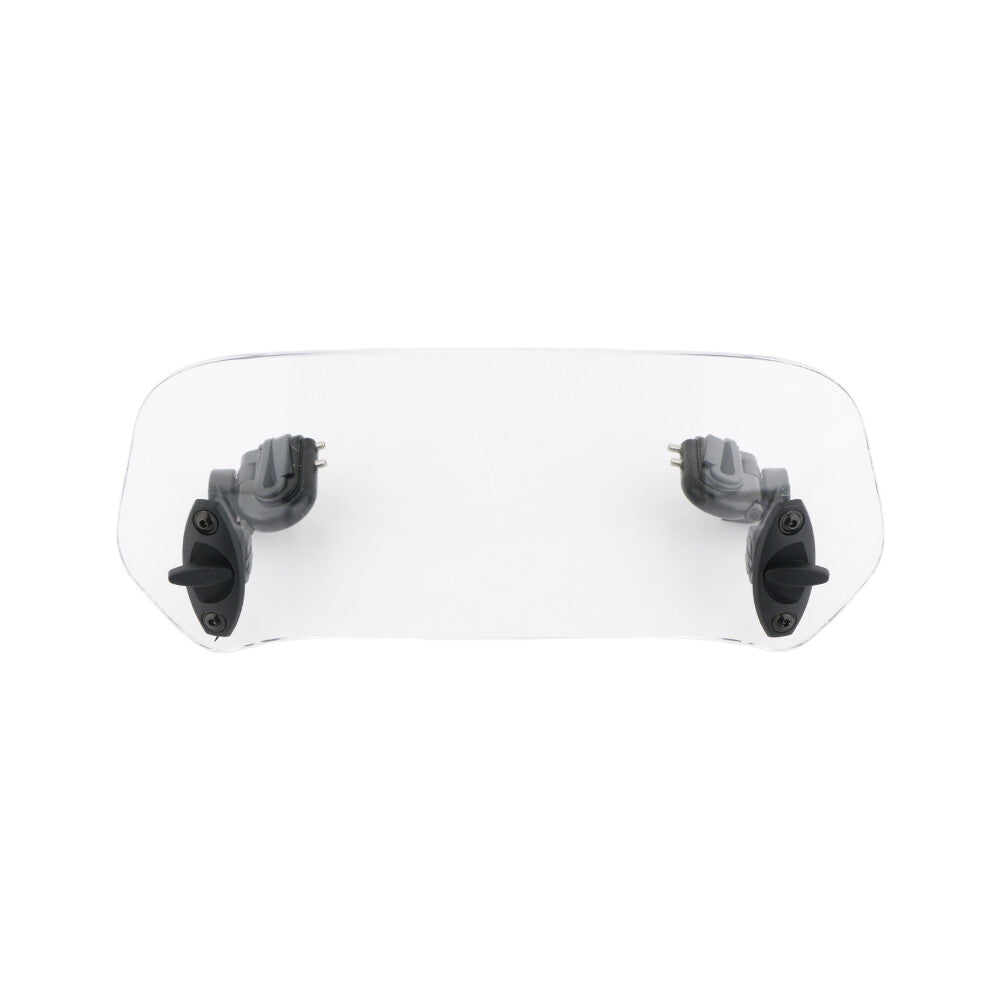 Adjustable Windshield Clip On Extension Spoiler Wind Deflector For Motorcycle Q