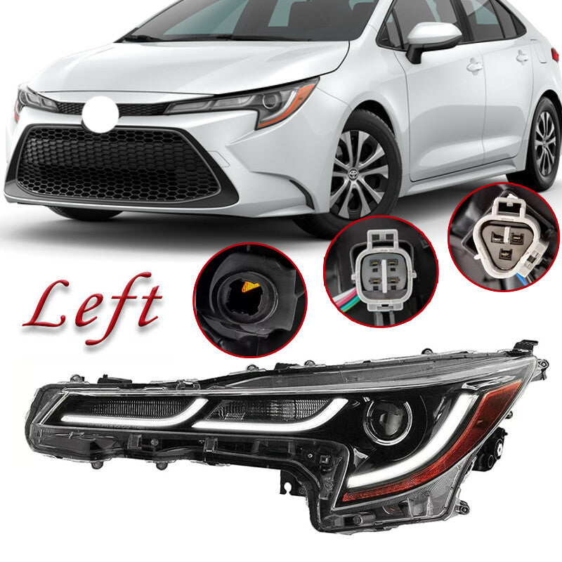 Left Headlight Projector LED Lamps For 2020-2022 for Toyota for Corolla XSE XLE 1pcs