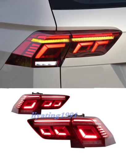 A pair of LED left and right taillight assemblies for Volkswagen for Tiguan 2017-2022.