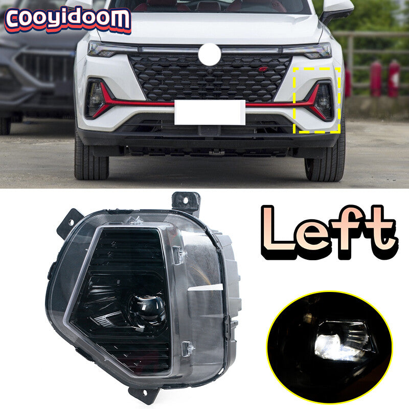 1-piece set of left fog light, daytime running headlights for Changan CS35 Plus (2021-2023)