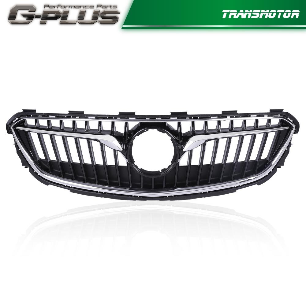 Fits 18-20 for Buick Regal TourX 39119344 Front bumper grille upper black - v