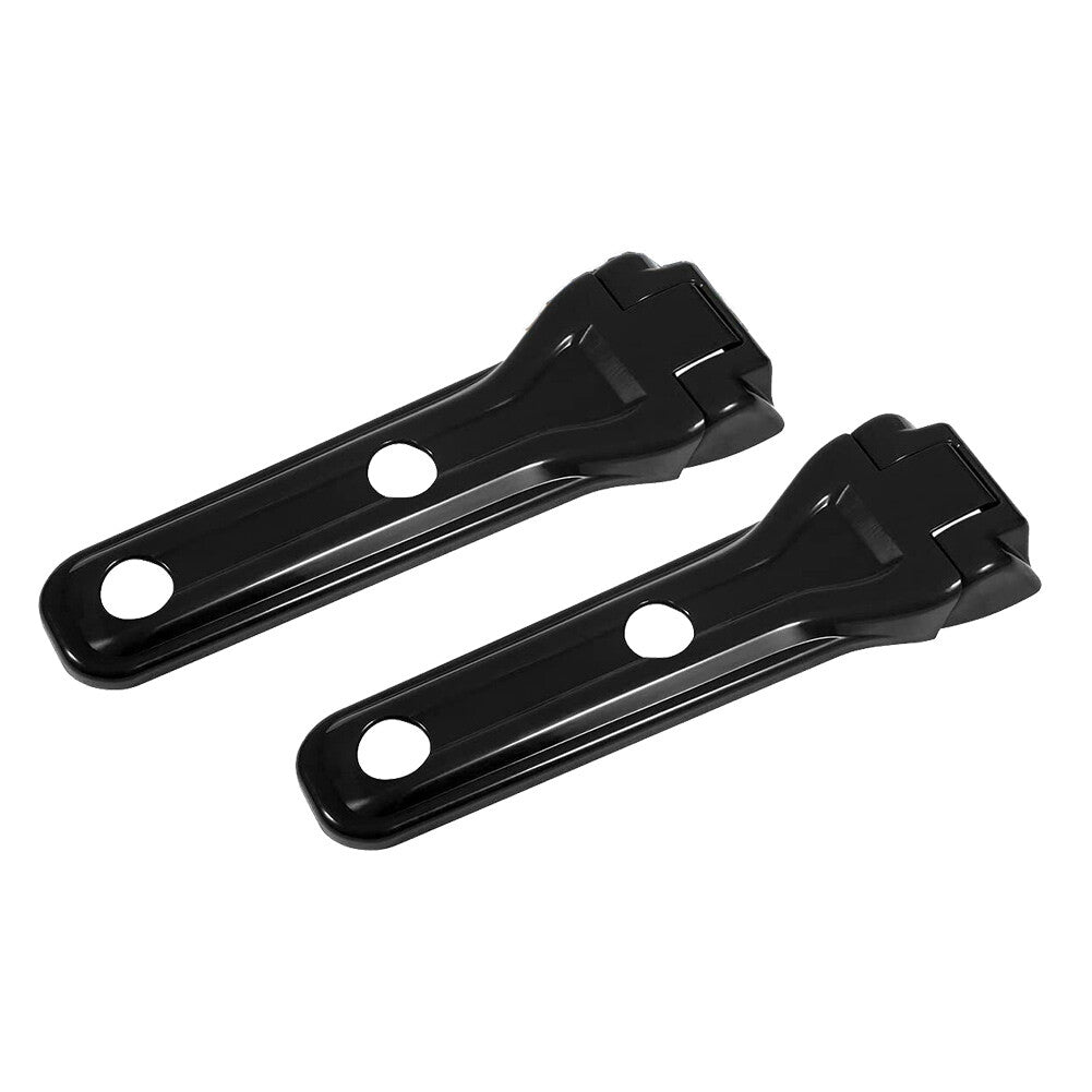 2x Spare Tire Tailgate Door Hinge Cover for Jeep for Wrangler JL 2018-2022 Black