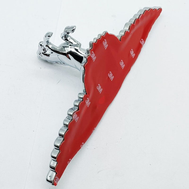 Car hood ornament badge emblem decal pegasus flight horse Chrome Zinc alloy