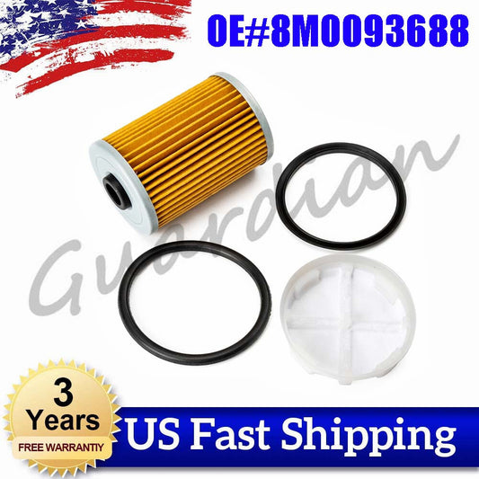 1 Set Fuel Filter and Filtering Disk 35-8M0093688 for Mercury Marine Mercruiser