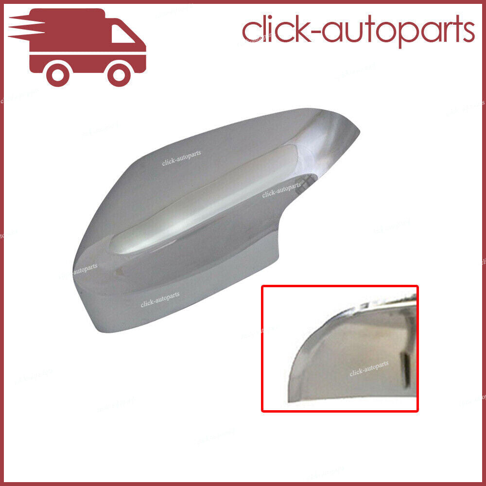 Left Matt Chrome Wing Door Mirror Back Cover Casings for Volvo S80 S40 C30 S60