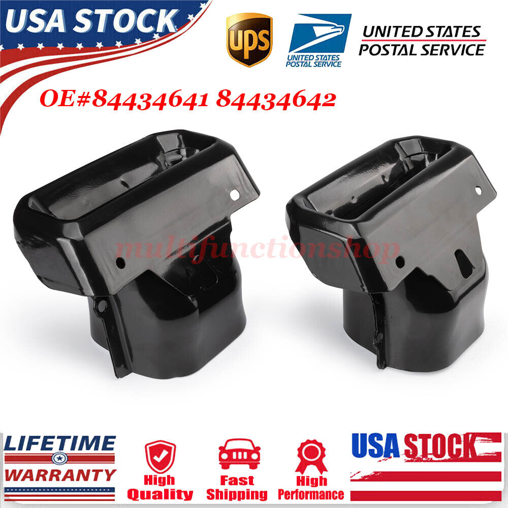 Pair Exhaust Tips Bezels Fit for Chevy Silverado 1500 for GMC for Sierra 1500 84667764 Q