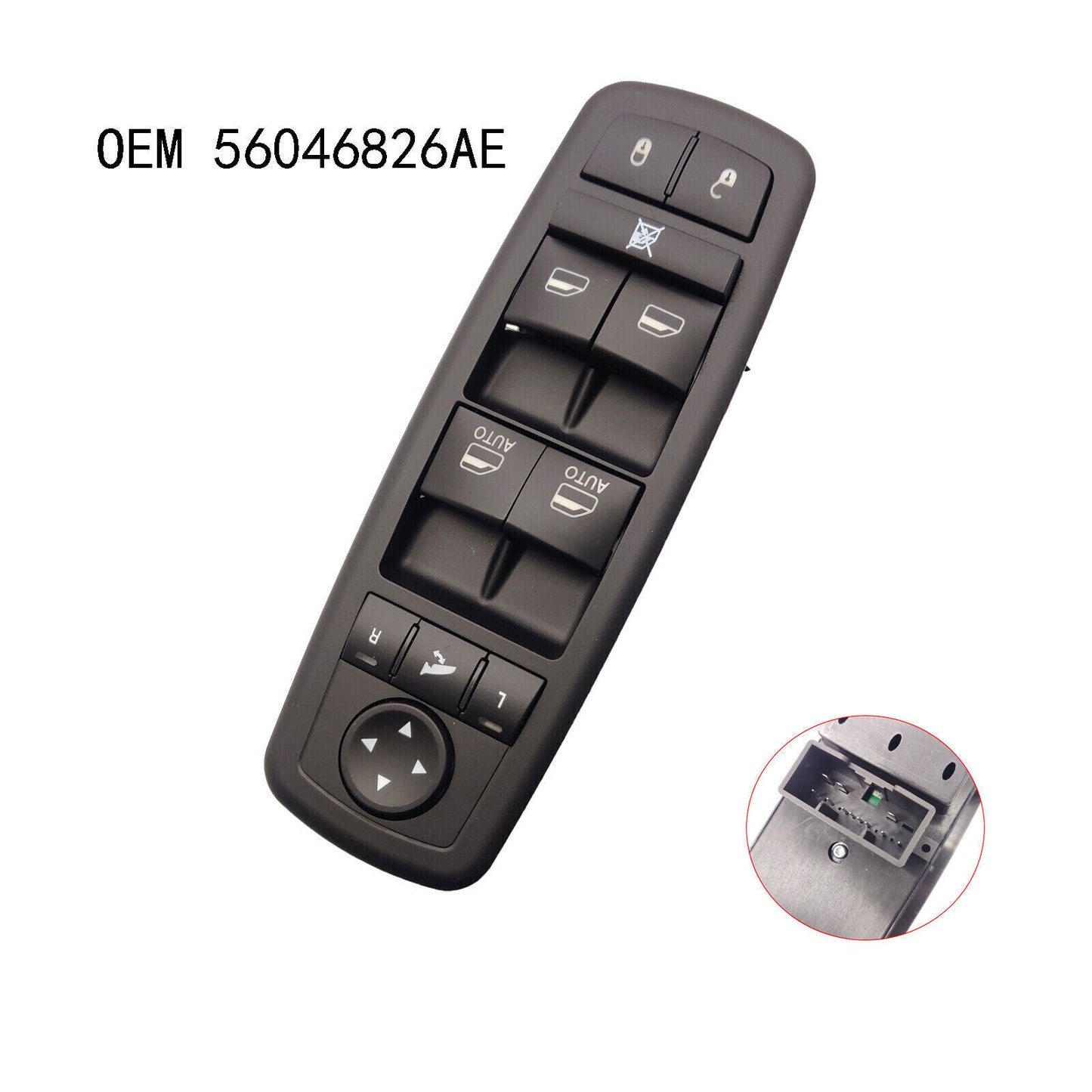 for Dodge Journey for Ram 56046826AE Front Left Power Control Window Switch 11 Pins
