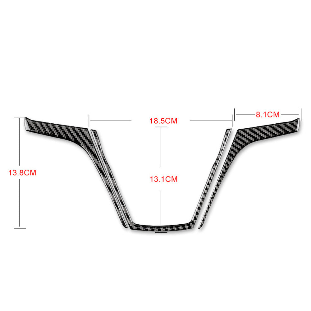 Red Driver Side Air Vent Trim Cover Decor Carbon Fiber For Tacoma 2012-15 v