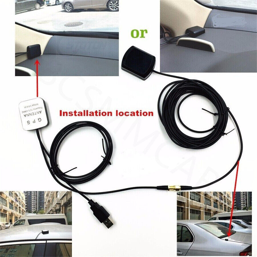 GPS Antenna for Navigator Amplifier Car Signal Repeater GPS Receiver W/30cm Cable 5V