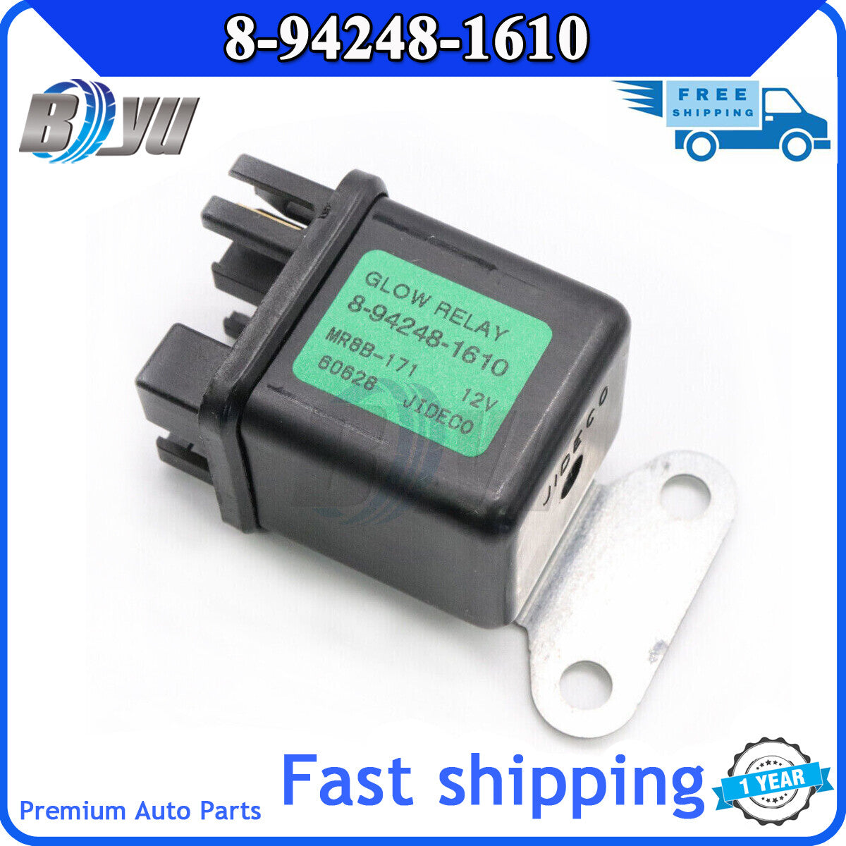 8-94248-1610 Relay LED Plug 12V Suitable for Isuzu and Hitachi ZAXIS27U, ZAXIS50U, ZAXIS40U v