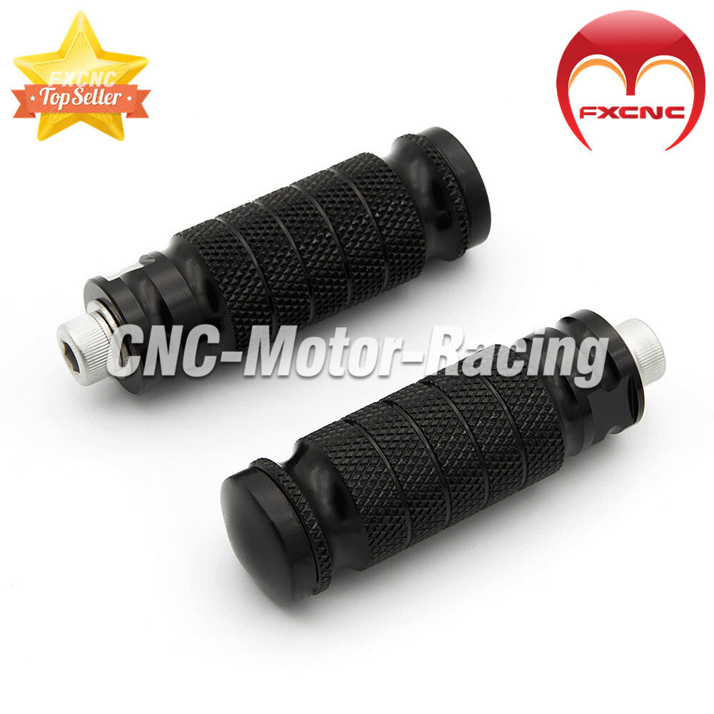 Suitable for CBR600 RS125/GP125 F4I F2 F3 F4 CNC aluminum footstool pedals, black