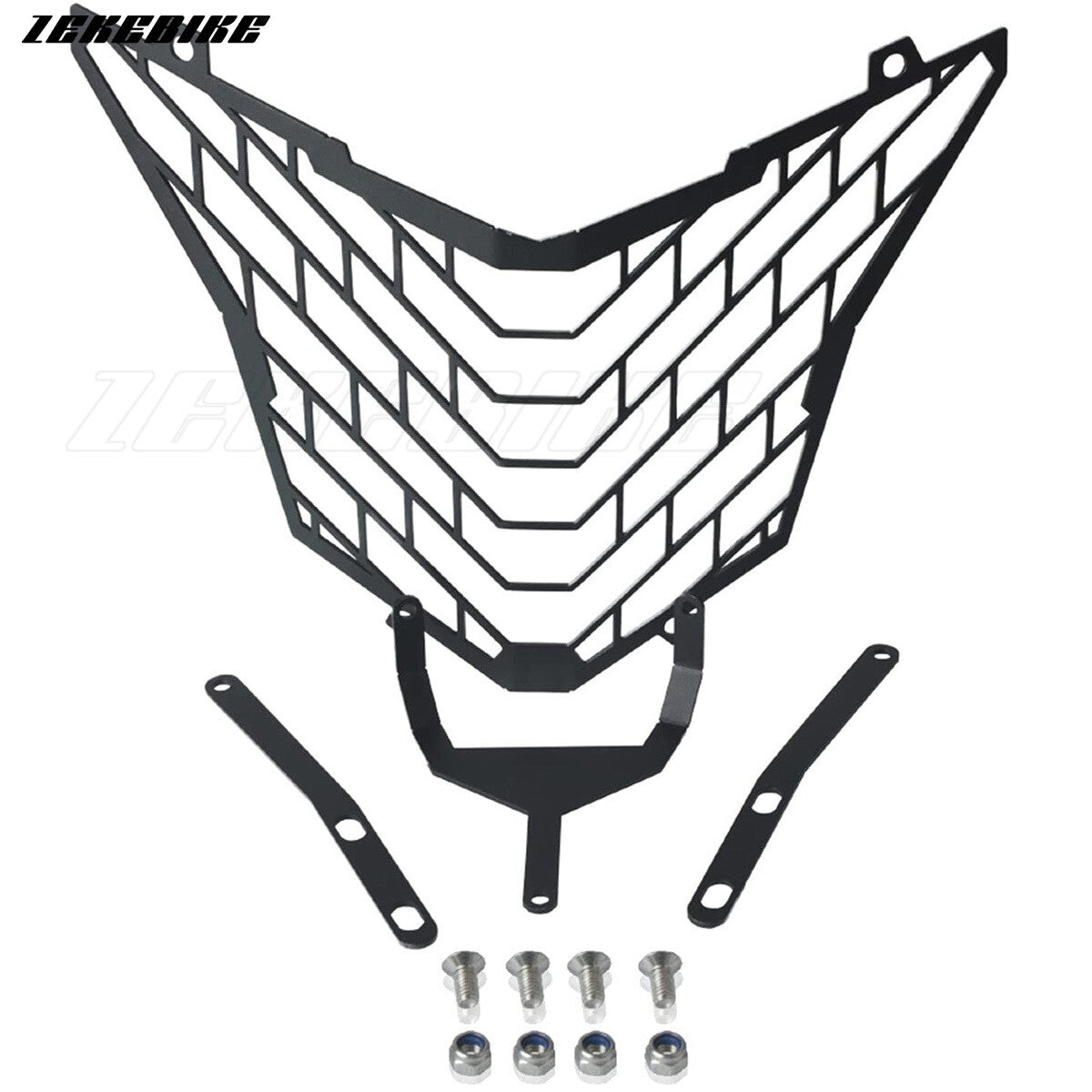 Headlight cover and grille protective film suitable for Honda CB500X, CB650F, and CBR650F (2016-2018).