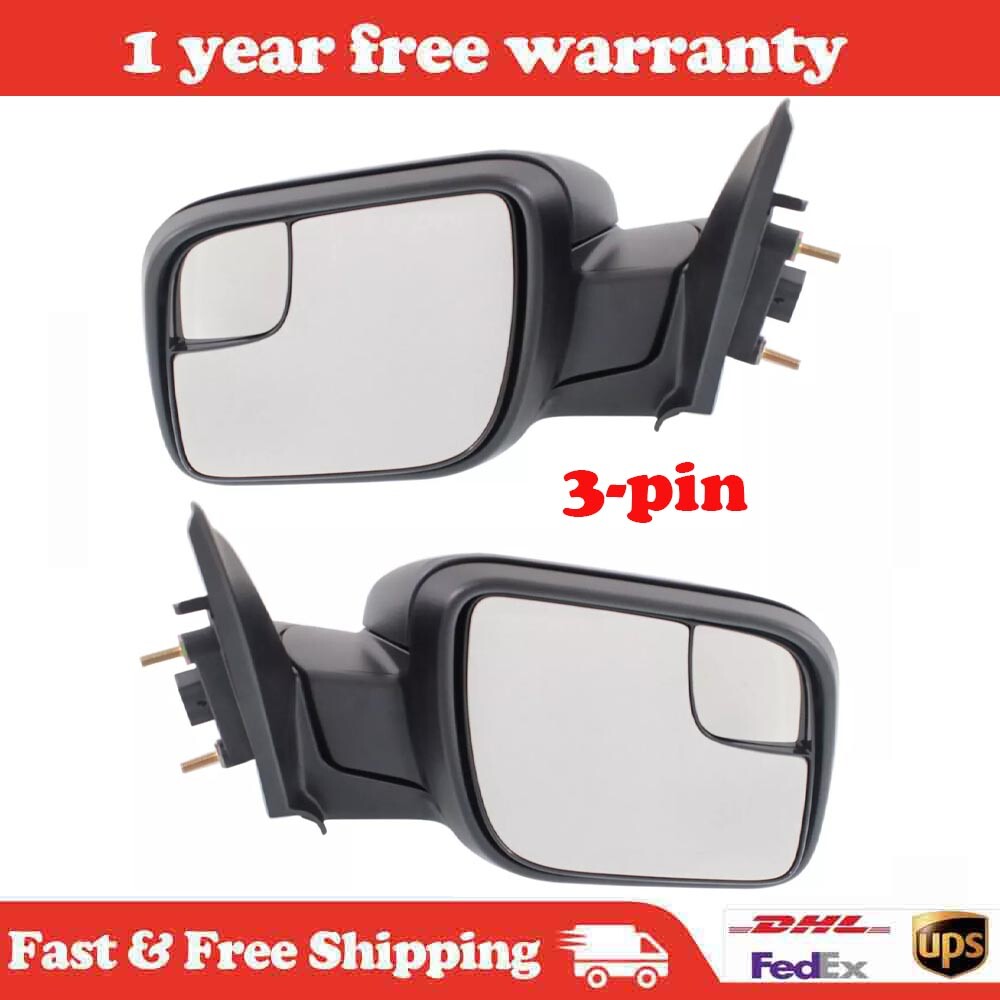 3-pin New Mirrors Driver Passenger Side Left Right for Ford Explorer Pair