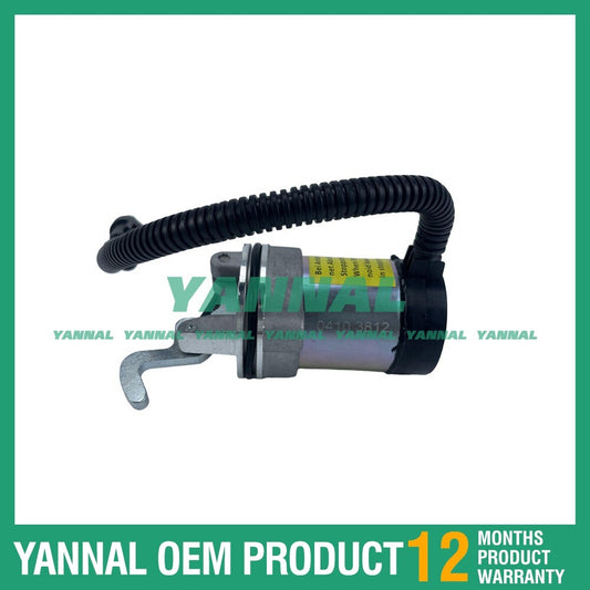 Solenoid valve 0410-3812 is suitable for Deutz F4L1011, F4L2011, and F3L2011 engine parts.