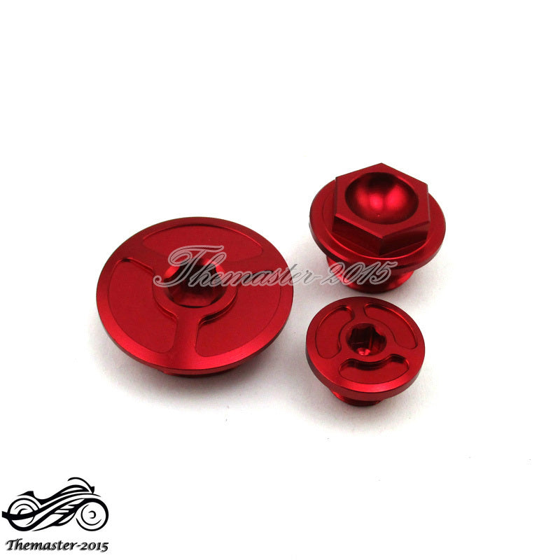 CNC Aluminum Engine Timing Oil Filter Plugs for Honda TRX400EX TRX450R/ER ATV Q
