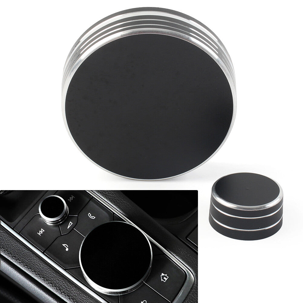 Central Control Volume Knob Cover Fit for Cadillac CT5 CT6 XT4 XT5 XT6 2019-20 Black