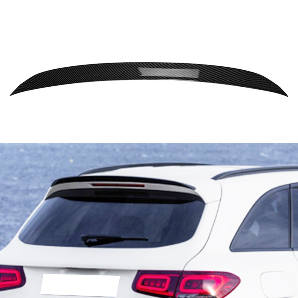 Carbon Look Rear Roof Spoiler Window Wing Fit for Benz GLC-Class X253 2016-2020