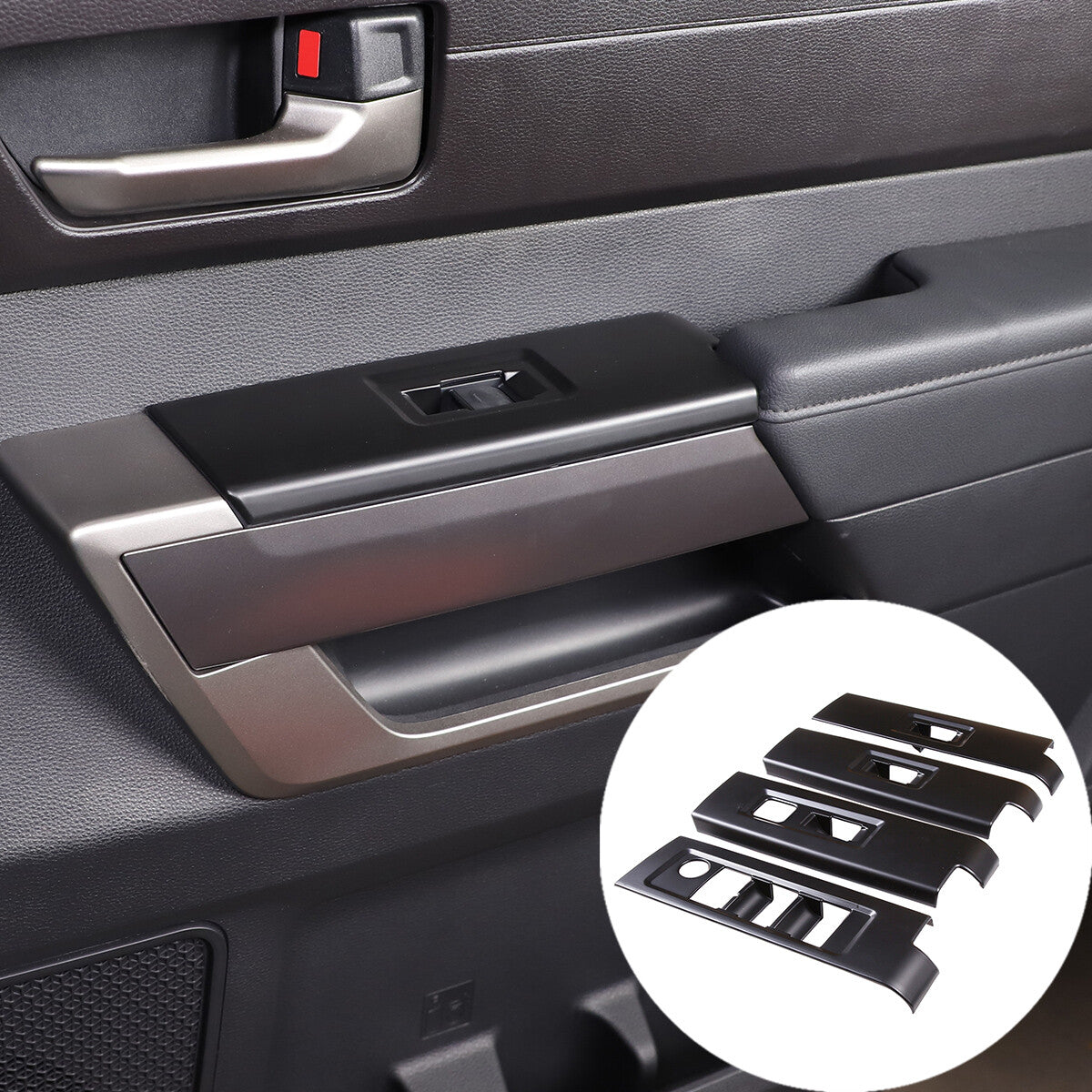 2-Piece Red Alloy Center Console Shift Knife for FJ Cruiser 07-21 - v