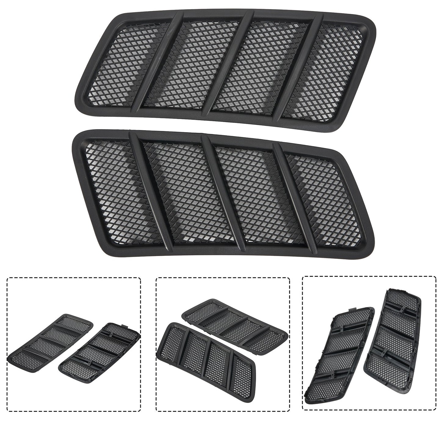 Hood Vent Grille Grille Hood GL550 GL63 ML Left +Right ML350 ML550 for Mercedes