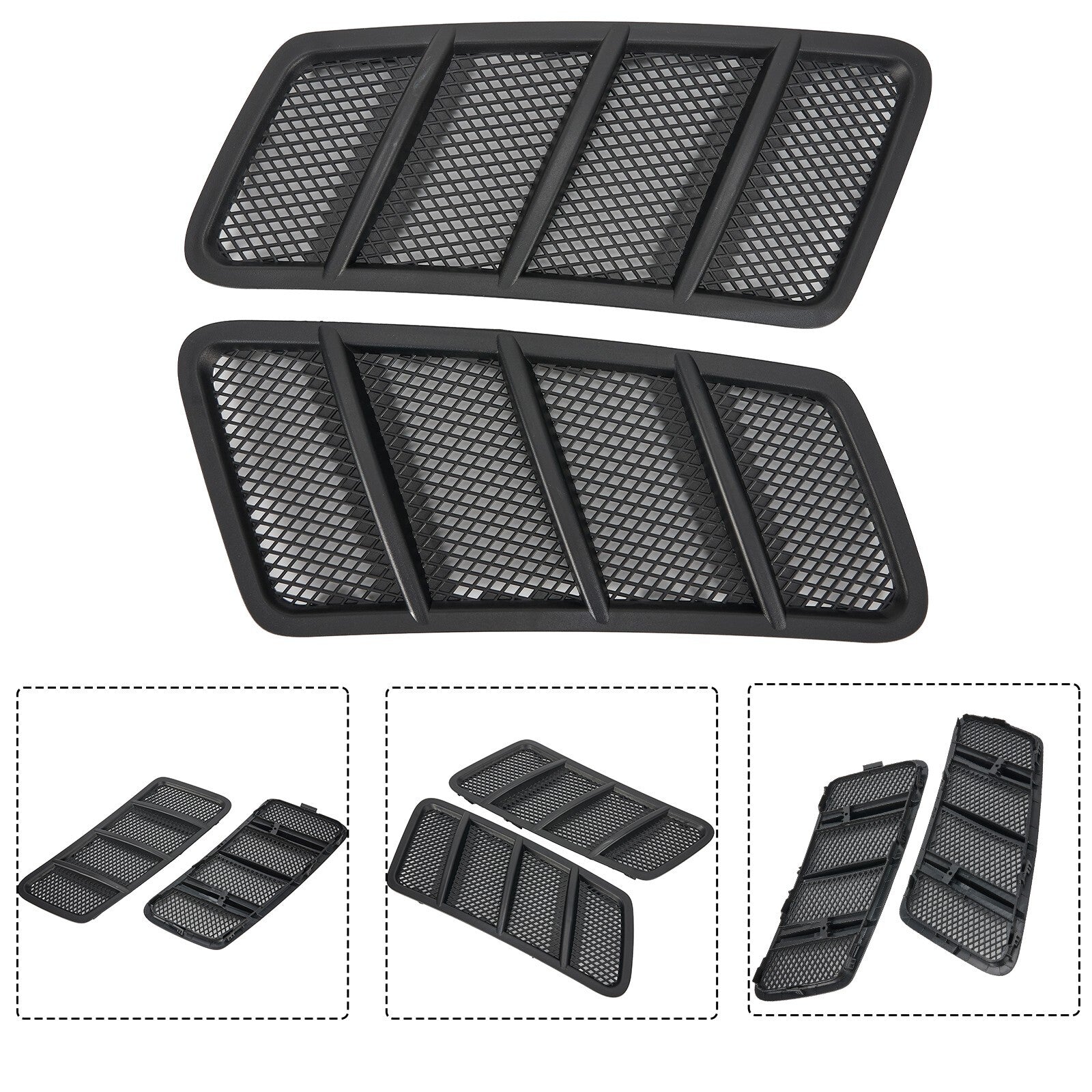 Hood Vent Grille Grille Hood GL550 GL63 ML Left +Right ML350 ML550 for Mercedes