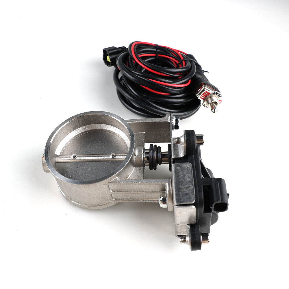 2.5in Electric Exhaust Control Valve Low Pressure For Exhaust Catback Downpipe