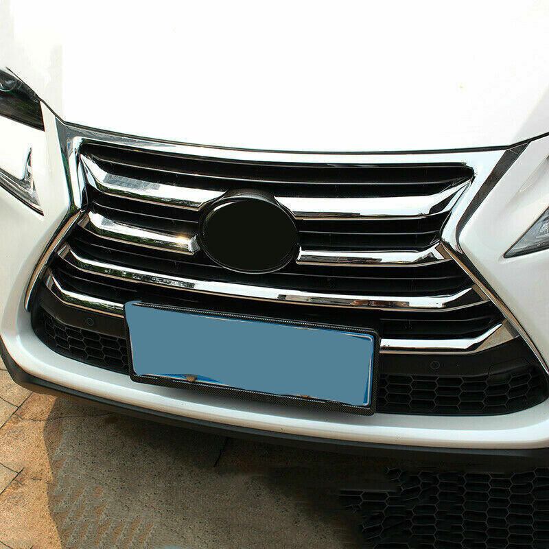 for Lexus NX200t/300h 15-17 Chrome Front Bumper Center Grill Molding Cover Trim