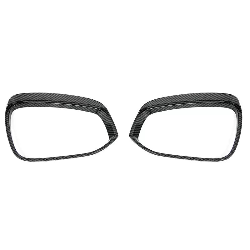 For Tacoma 2016-2023 Carbon Fiber Mirror Rain Eyebrow Trim v