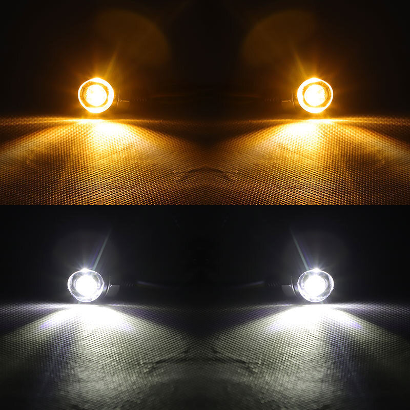2PCS LED Front Motorcycle for Mini Turn Signal Indicator Light Blinker DRL Lamp NEW