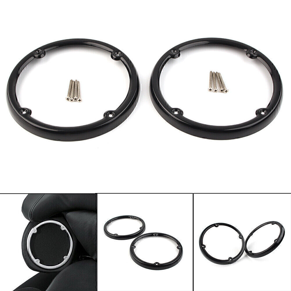 Rear Tour Pak Speaker Trim Fit for Harley Electra Glide Ultra Limited Tri Glide