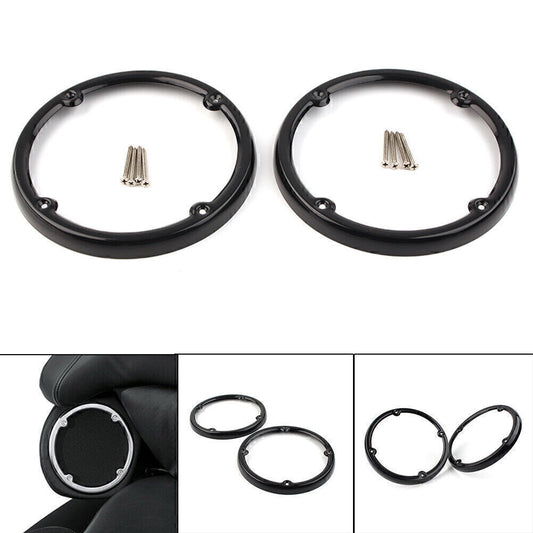 Rear Tour Pak Speaker Trim Fit for Harley Electra Glide Ultra Limited Tri Glide