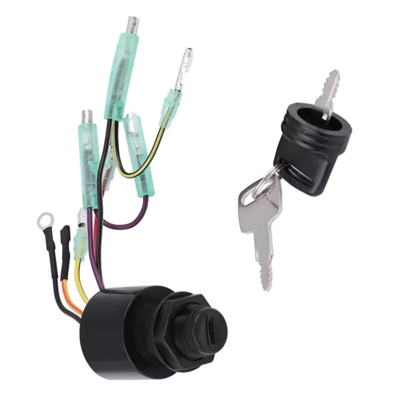1Set Boat Ignition Key Switch for Mercury Outboard Control Box Motor 87-17009A5
