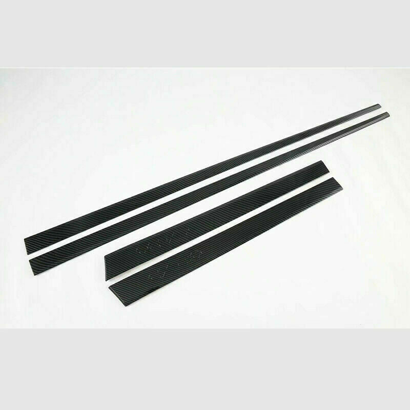 for Mazda CX-30 2020-22 Carbon Fiber ABS Side Door Body Molding Strip Trim Guard