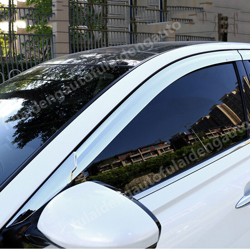 for Nissan Altima 19-24 silver Window Visor Vent Sun Shade Rain Guard Door Visor