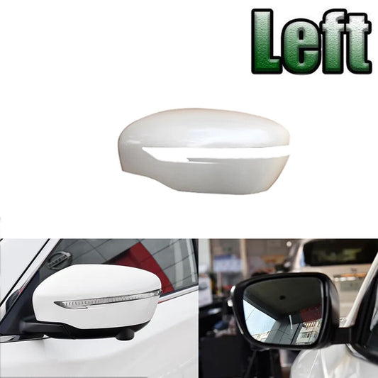 Left For Qashqai J11 X-Trail T32 2014-2020 Rearview mirror cover white v