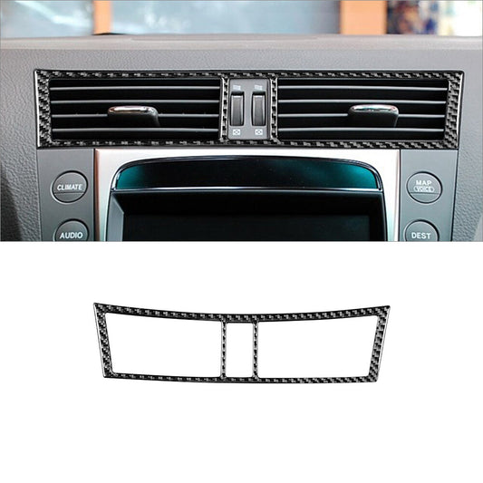 Carbon Fiber Interior Central Air Vent Outlet Cover Trim for Lexus GS 2006-2011