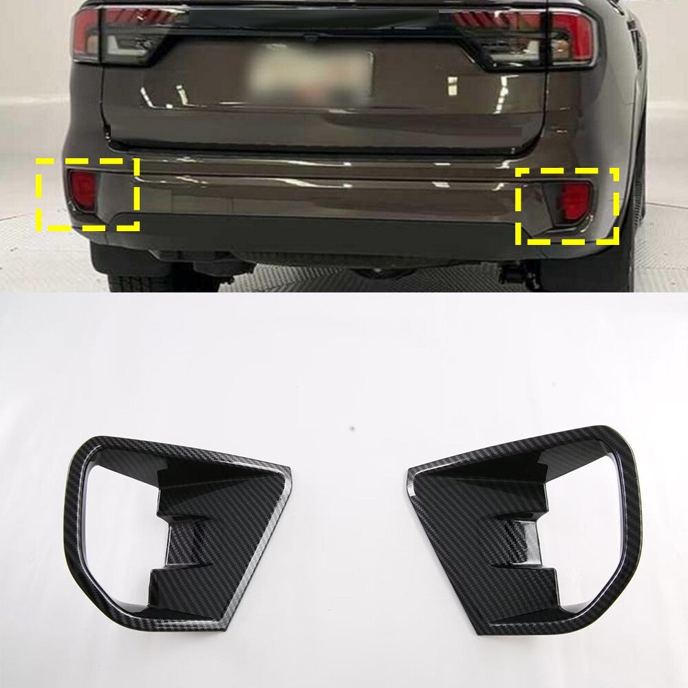 For 2023 for Ford Everest Trend Auto Accessories Rear Bumper Fog Light Lamp Cover