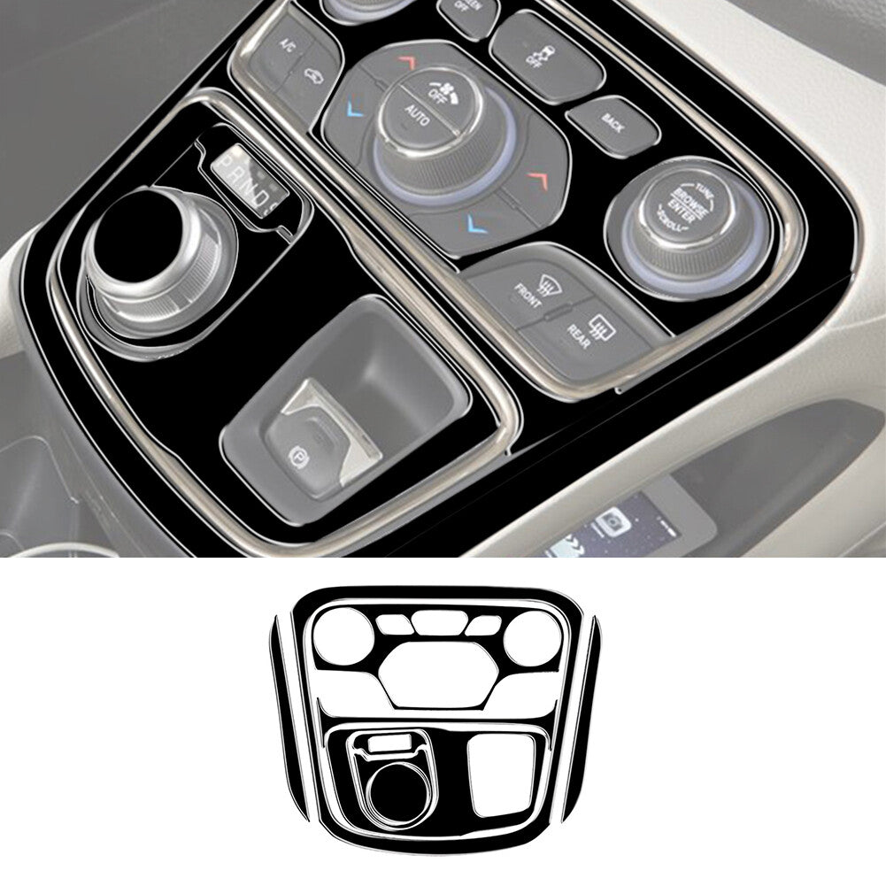 2X Carbon Fiber Interior Window Control Cover Trim for Honda for Civic 2-Door 03-05 v