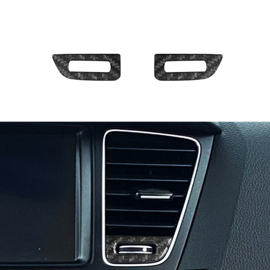 2x Carbon Fiber Door Handle Decor Trim Cover for Honda for Civic Coupe 2013-2015 v