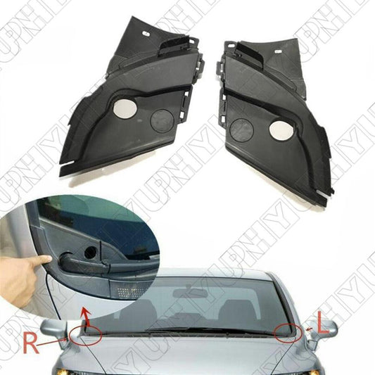 Pair Windshield Wiper Arm Cowl Vent Trim Cover Panel for Honda for Civic CIIMO 06-11