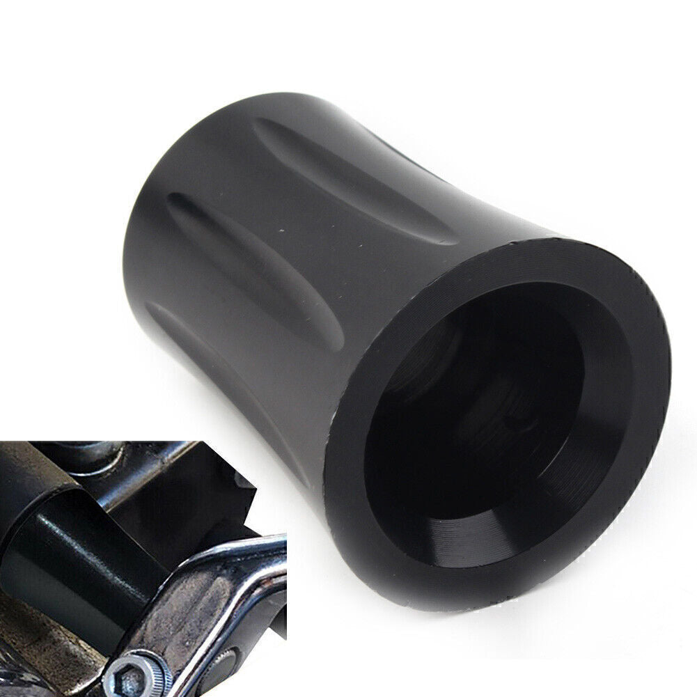 Black Heel Shift Shifter Shaft Cap Lever Eliminator for Harley CVO Road Glide Q
