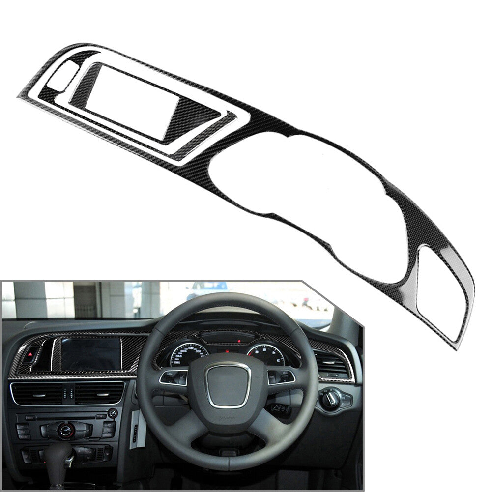 3x Inner Instrument Panel Cluster Meter Dashboard Trim for Audi A4 B8 RS4 S4 RHD