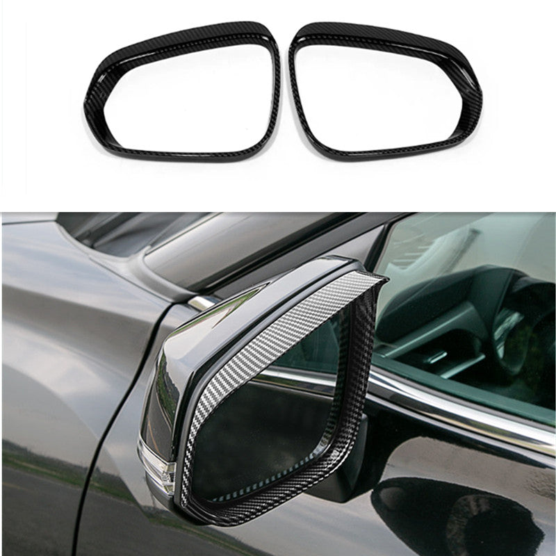 For Tacoma 2016-2023 Carbon Fiber Mirror Rain Eyebrow Trim v