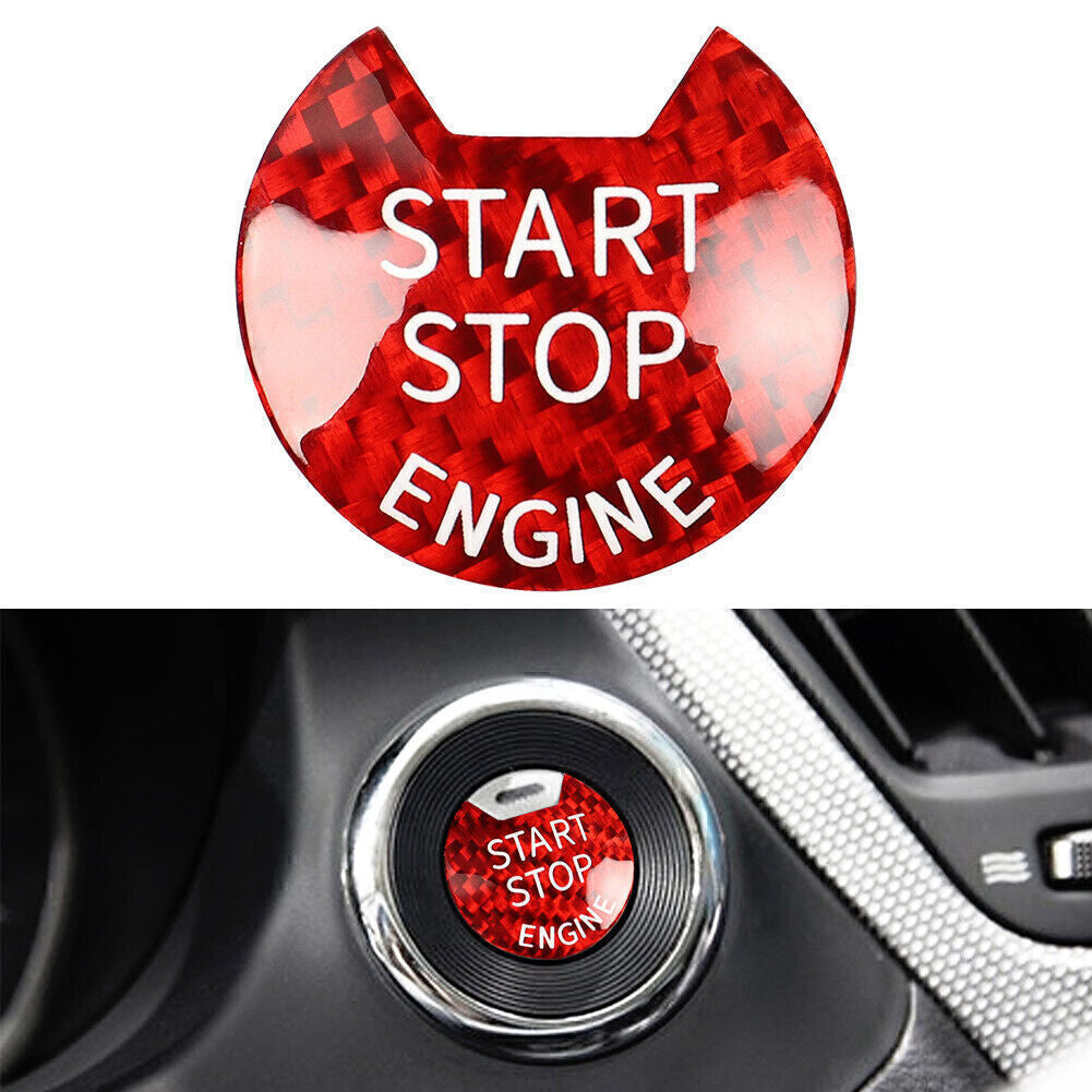 Red Engine Start Stop Push Button Cover for Nissan for Infiniti Q50 Q60