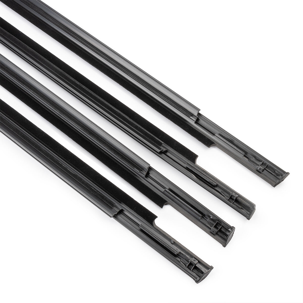 4 pieces for Mitsubishi Lancer 5727A006 exterior Weatherstrip sealing tape molding