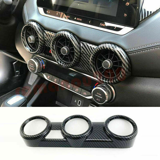 for Kia Carnival 2022-2023 Silver Instrument Uppper Air Vent Outlet Cover Trim v