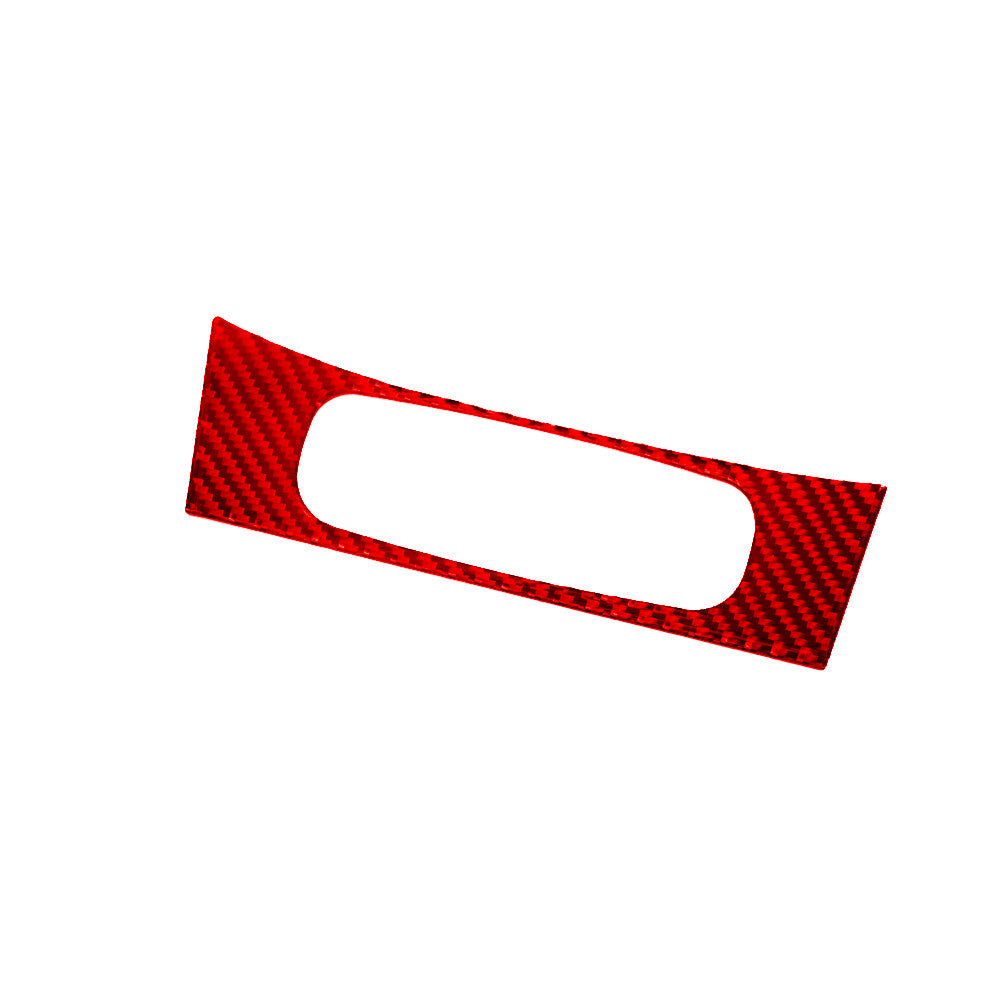 Red Carbon Fiber Steering Wheel Accent Cover Trim for Jeep for Wrangler JK 2011-2017 v