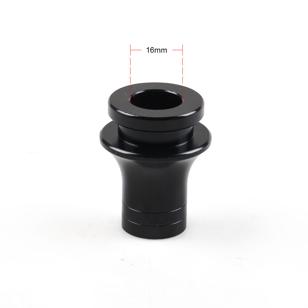 M12x1.25Shift Knob Boot Retainer Jam Nut Adapter Black Manual Gear Shifter Lever Q