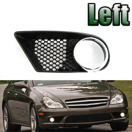 Left Front Bumper Fog Light Cover Frame Grille For CLS W219 v