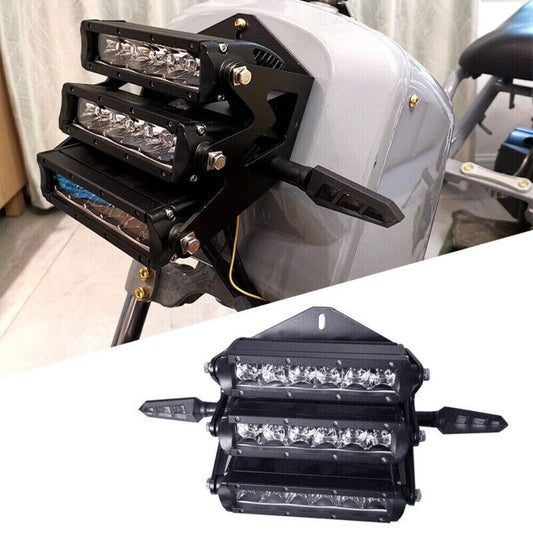 Triple Headlight Kit Accessories for Honda Ruckus GY6 Chuckus Scooter Parts New n